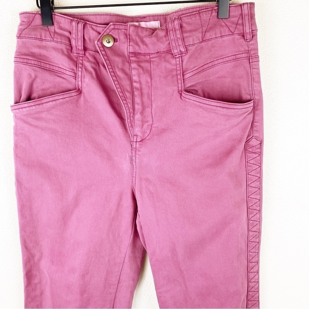 Anthropologie High Rise Bridgette Seamed Slim Pants Size 29 - Picture 9 of 10